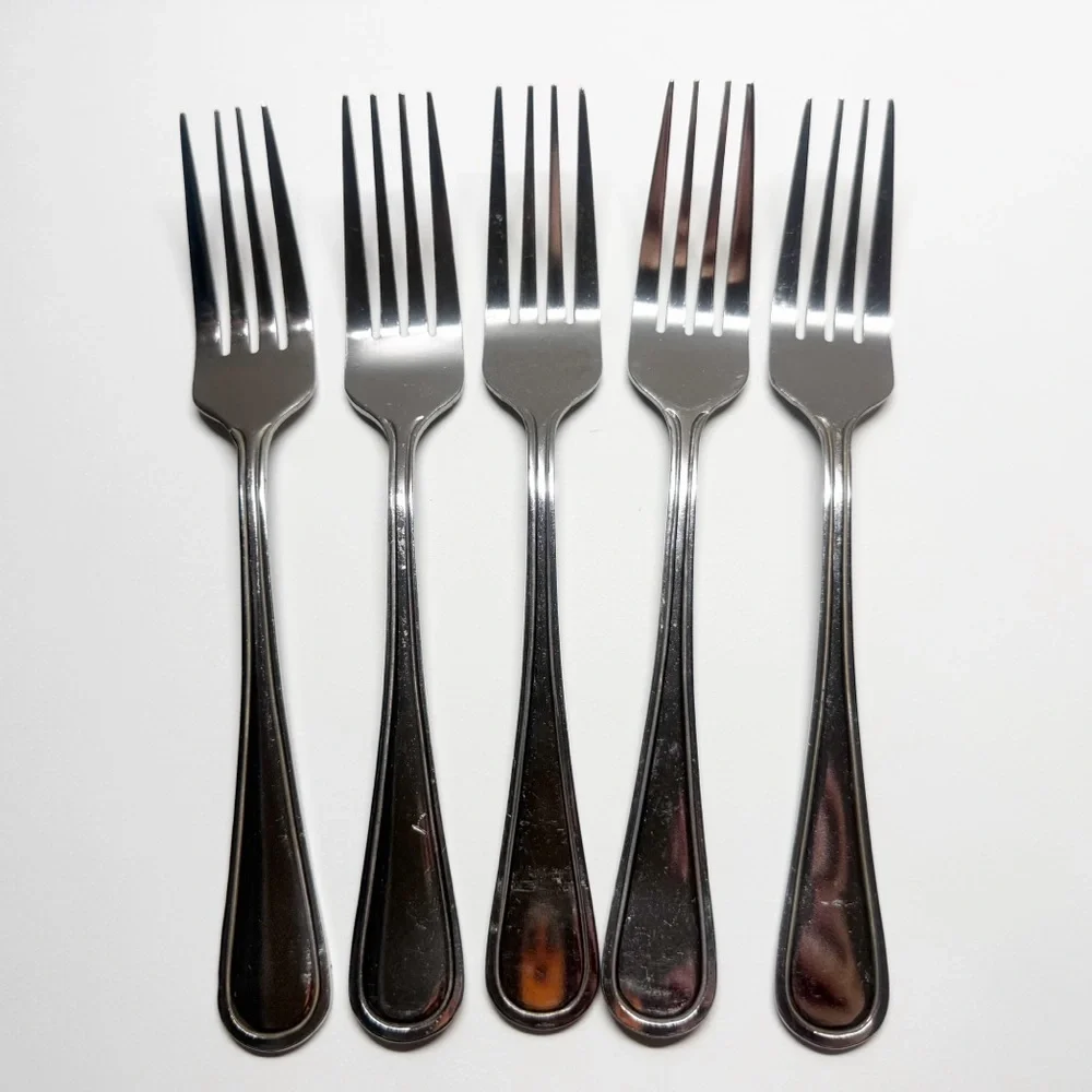 Royal Norfolk 18/0 Stainless Classic R5N1 Dinner Forks 5 Pc